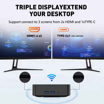 2026 i9 Mini Computer PC Windows 11 Pro intel core i9-10980HK